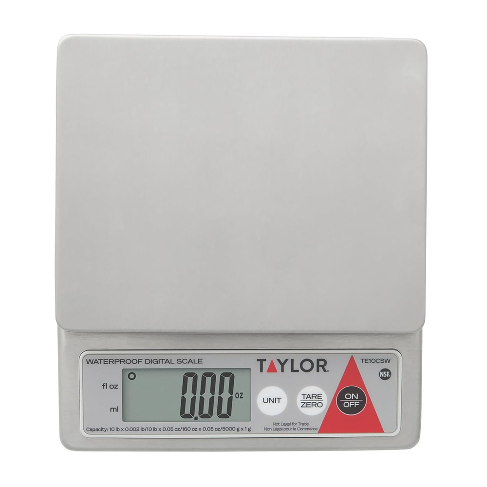 TE10CSW 10-Pound Water Resistant Digital Portion Control Scale, Multi-Functional