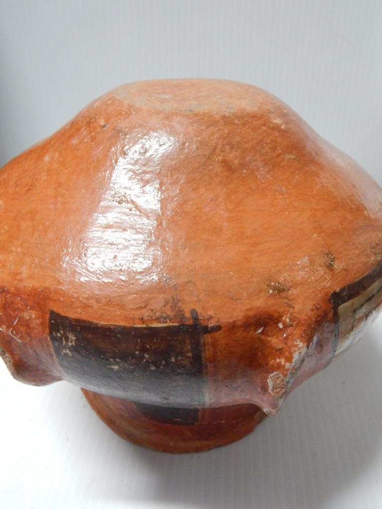 LARGE FIGURAL AMAZON SHIPIBO PERU POT POTTERY - EARLY EXAMPLE ANITIQUE VINTAGE