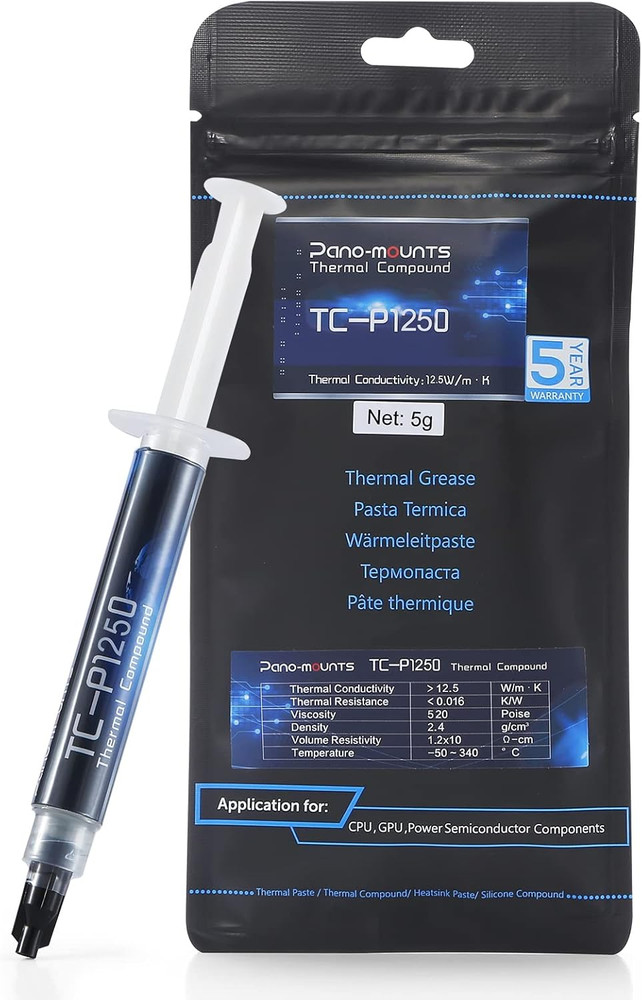 12.5W/M·K 5G High-Conductivity Thermal Paste - CPU/GPU/PS5 Cooling Compound for