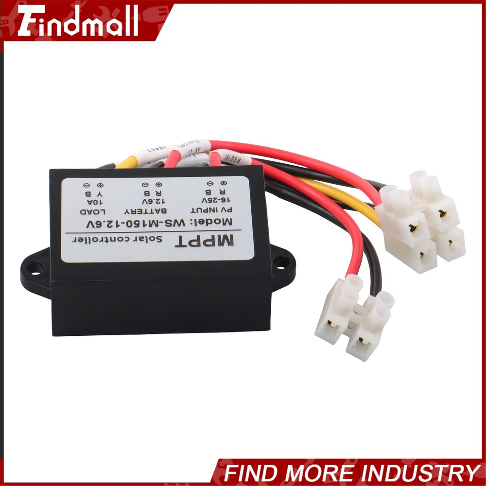 Findmall Solar Battery Charge Controller Boost MPPT Voltage Adjustable 150W