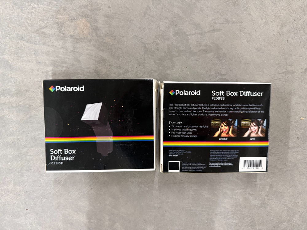 Polaroid softbox diffuser