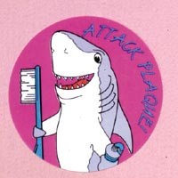 Assorted Stickers Attack Plaque, 100/Roll, PS40