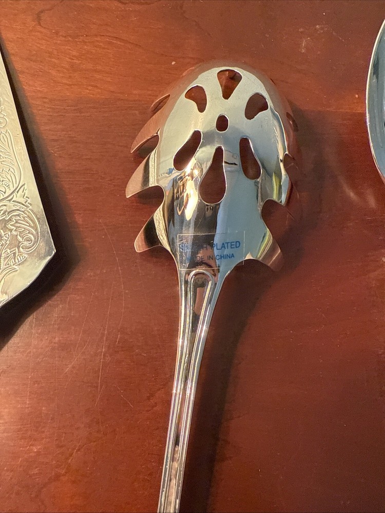 5 Pc Lot Silver Plated Serving Pieces