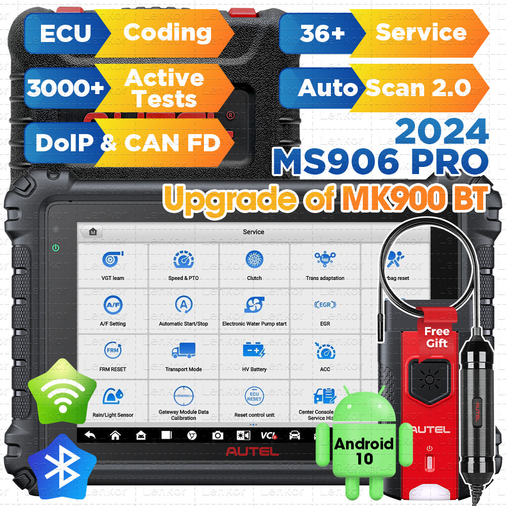 2026 Newest Autel MaxiSYS MS906 Pro MS906BT Full System Diagnostic Scanner Tool