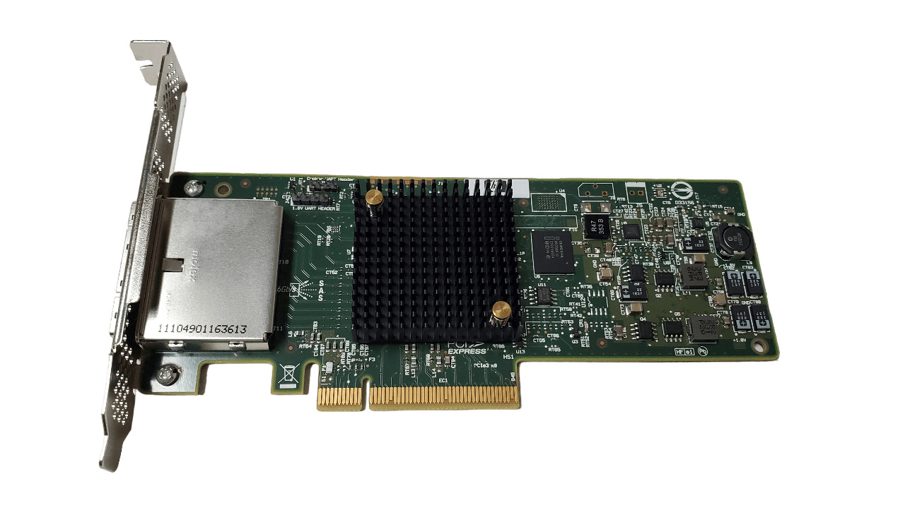 HP 638836-001 SAS9207-8E HBA PCI-E 6GB/s Raid Controller Full Height