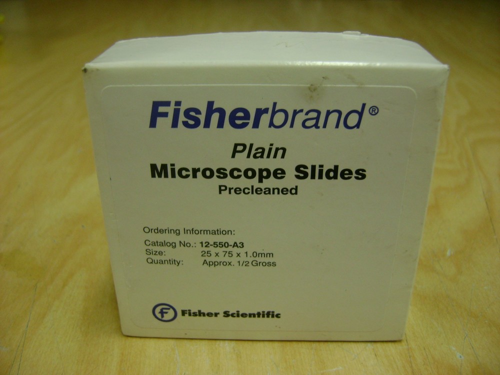 Fisherbrand Plain Microscope Slides  35 count