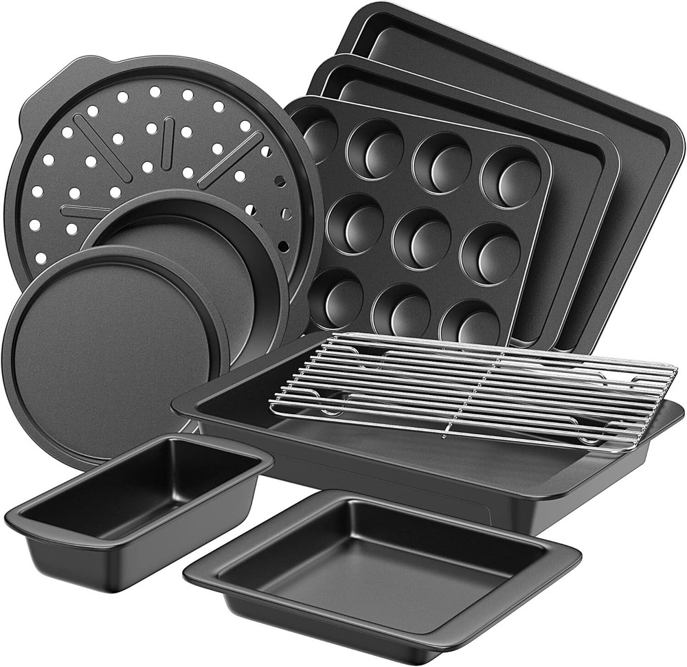 Bakeware Set, Baking Pan Set, Kitchen Nonstick Oven Pan