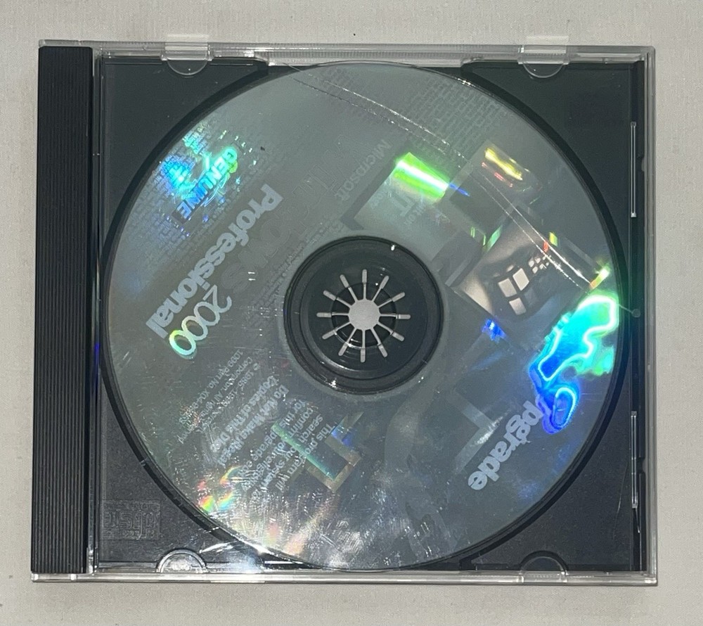 Microsoft Windows 2000 Professional Upgrade 1-2 Processor Edition w Product Key