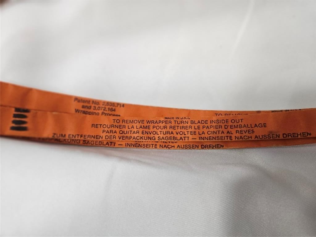 6 Pack - Meat Band Saw Blades 122 inch 4 TPI X 5/8 X .0239 USA Made