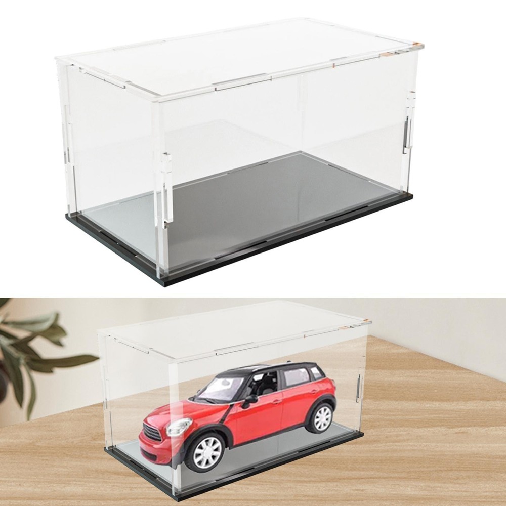 Acrylic Model Car Display Case Storage Case Stackable Dustproof Countertop