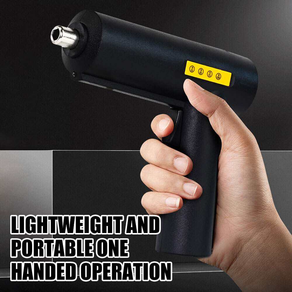 Handheld Cordless Drill Electric Screwdriver Drill Driver Bits Rechargeable Kit