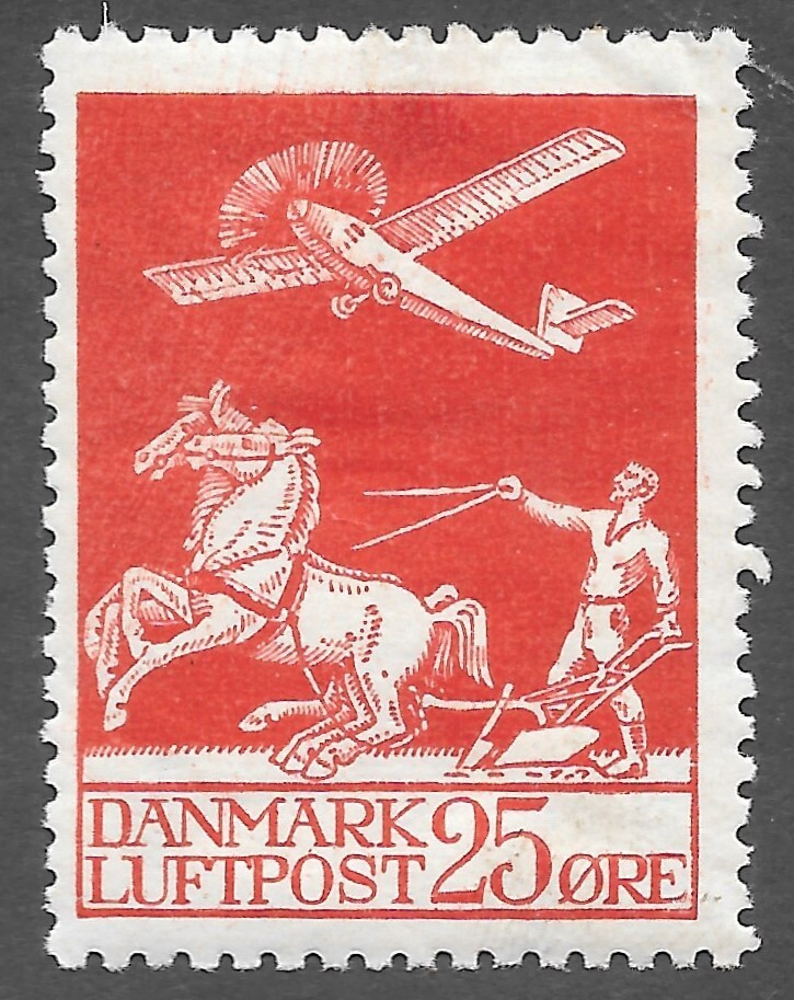 Denmark (1925) - Scott # C3,  MH