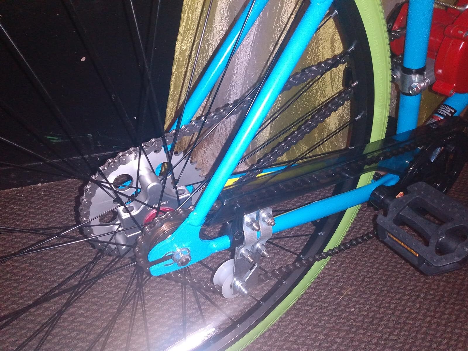 Rear Wheel Hub Adapter CNC Fully Made for Spoke Bike Wheel-Gas Motorized Bicycle