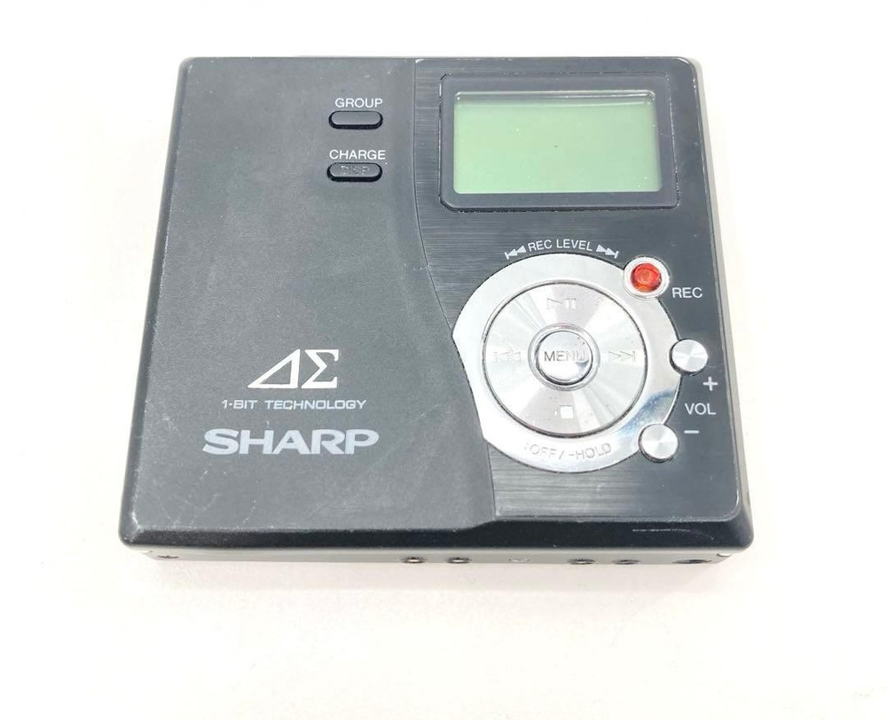 SHARP Portable MiniDisc Recorder MD-DR77 Operation confirmed