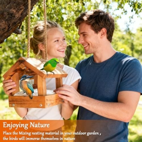 2 Pack Bird Nesting Material - Bird Nests Bedding Hummingbird Nesting Material M