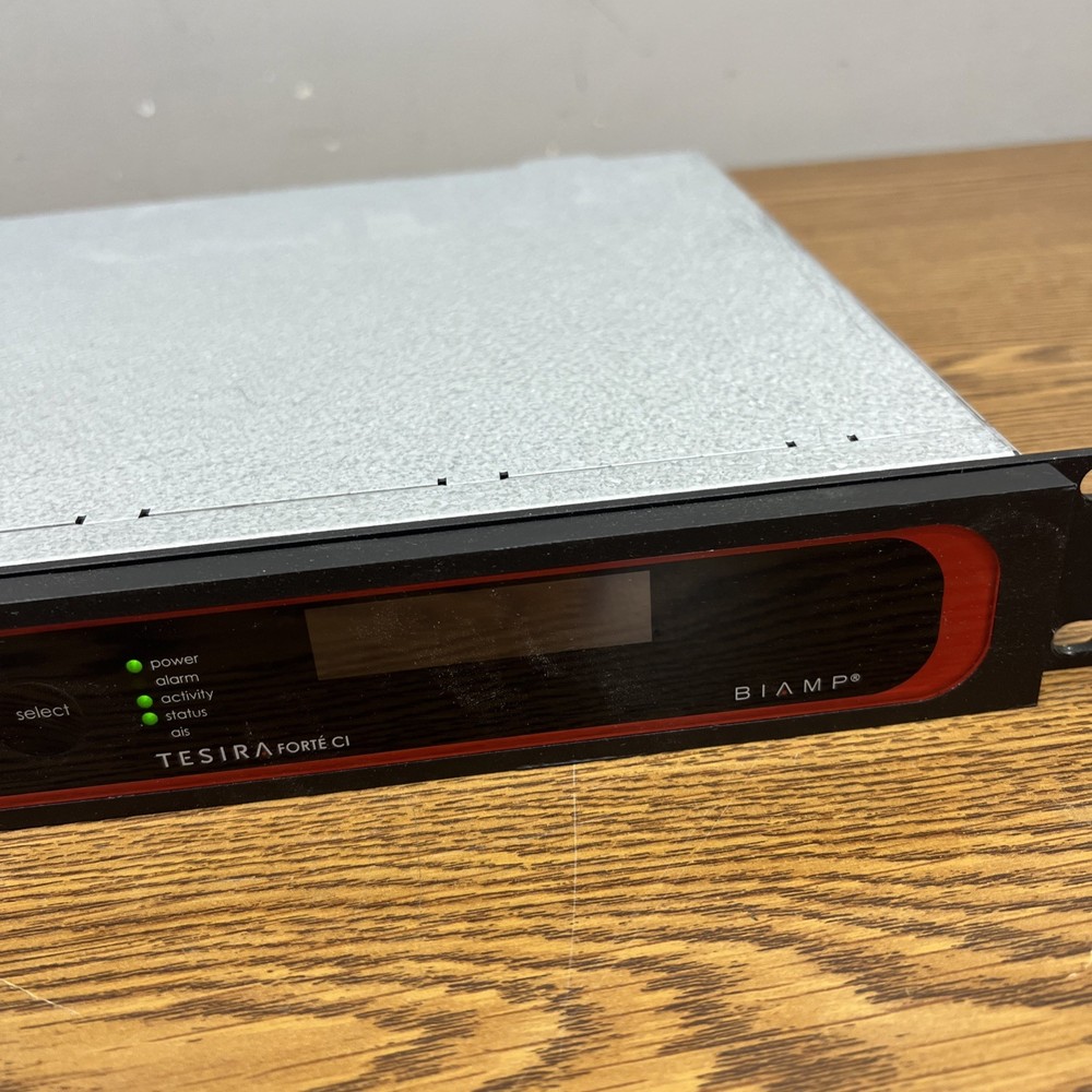 BIAMP TESIRA FORTE AVB CI Rack Mount Digital Audio Processor - See Description