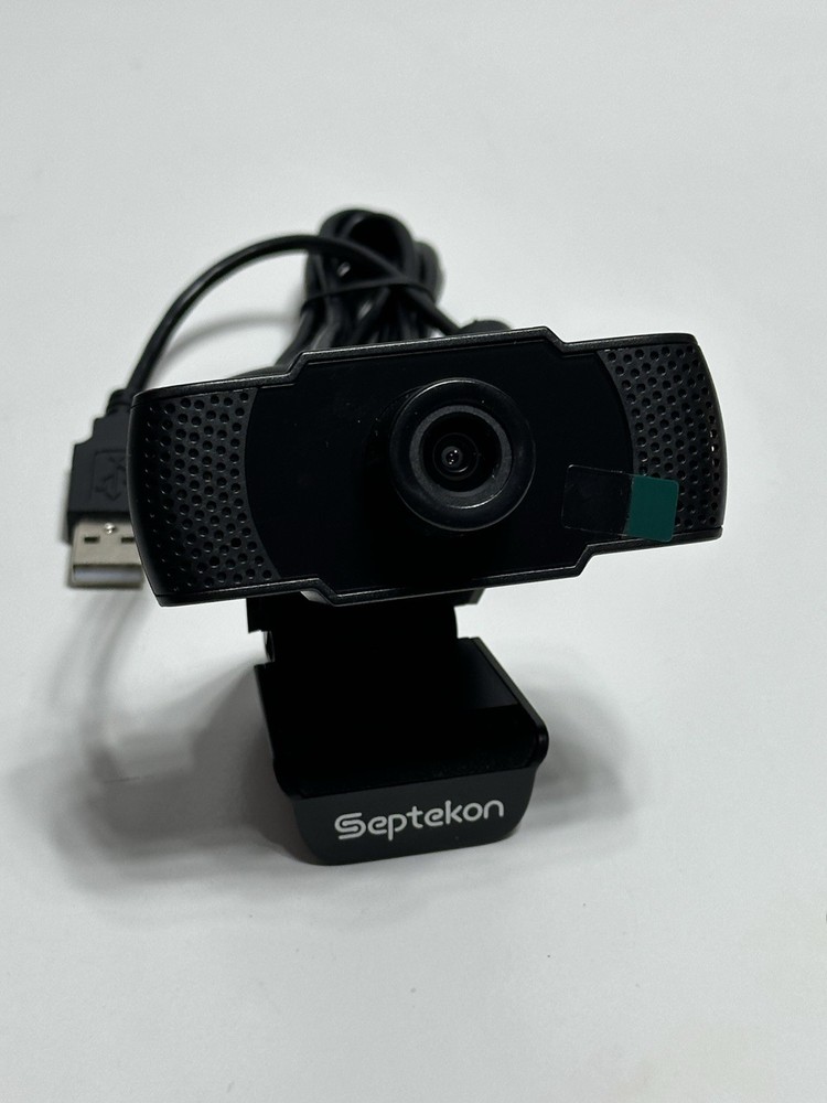 Septekon 1080P HD Webcam with Microphone, Streaming Computer Web Camera -F/SHIP