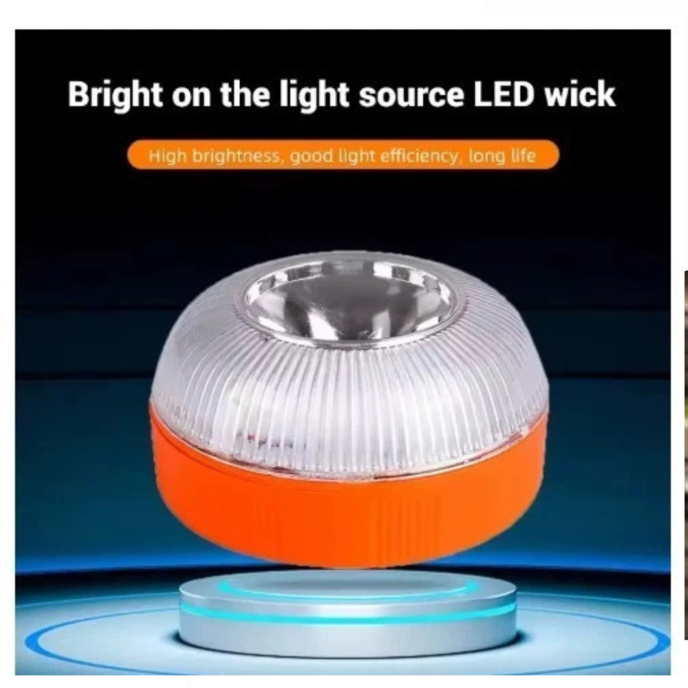 Car Emergency Beacon Light V16 Magnetic Induction Strobe Flashing