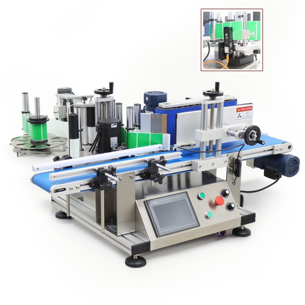 Auto Conveyor Table Round Bottle High-speed Coding Labeling Machine20-200PCS/min