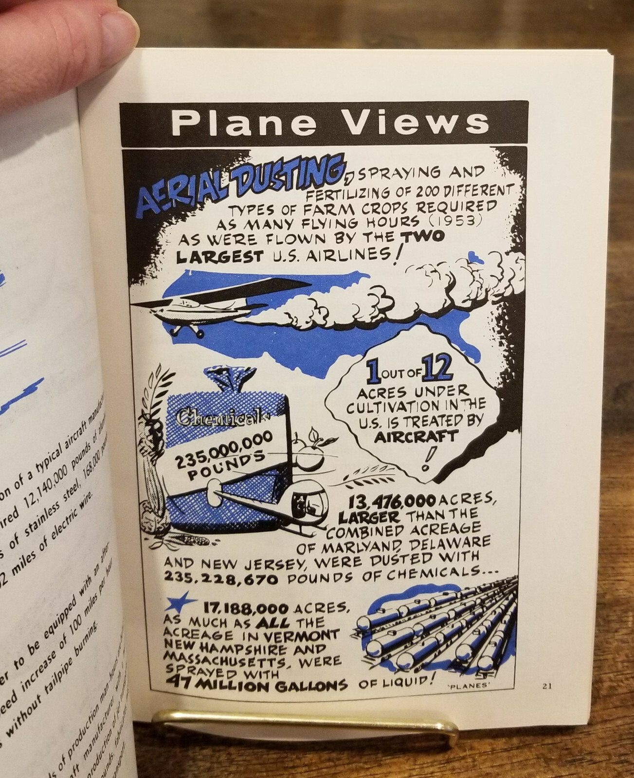 Vintage 1950s Aircraft Industries Association AIA PLANE VIEWS Pamphlet Brochure