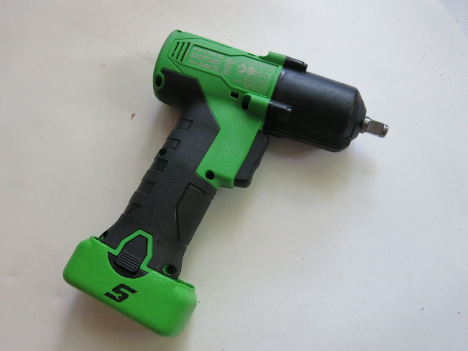 Snap-on Tools CT861 14.4v 3/8" Drill Cordless Impact Wrench Nice Rare Green