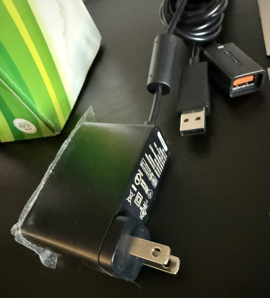 Original XBox 360 Kinect Sensor Box Only With USB Power Adapter