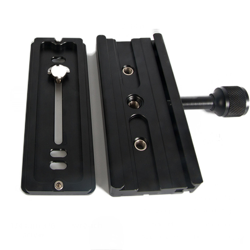 120mm Extended Tripod Conversion clamp with Quick Release Plate for DSLR Camera