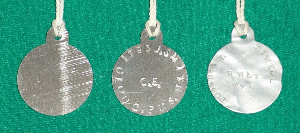 Reproduction ~ 1907 ~ Aluminium ~ Identity Disc