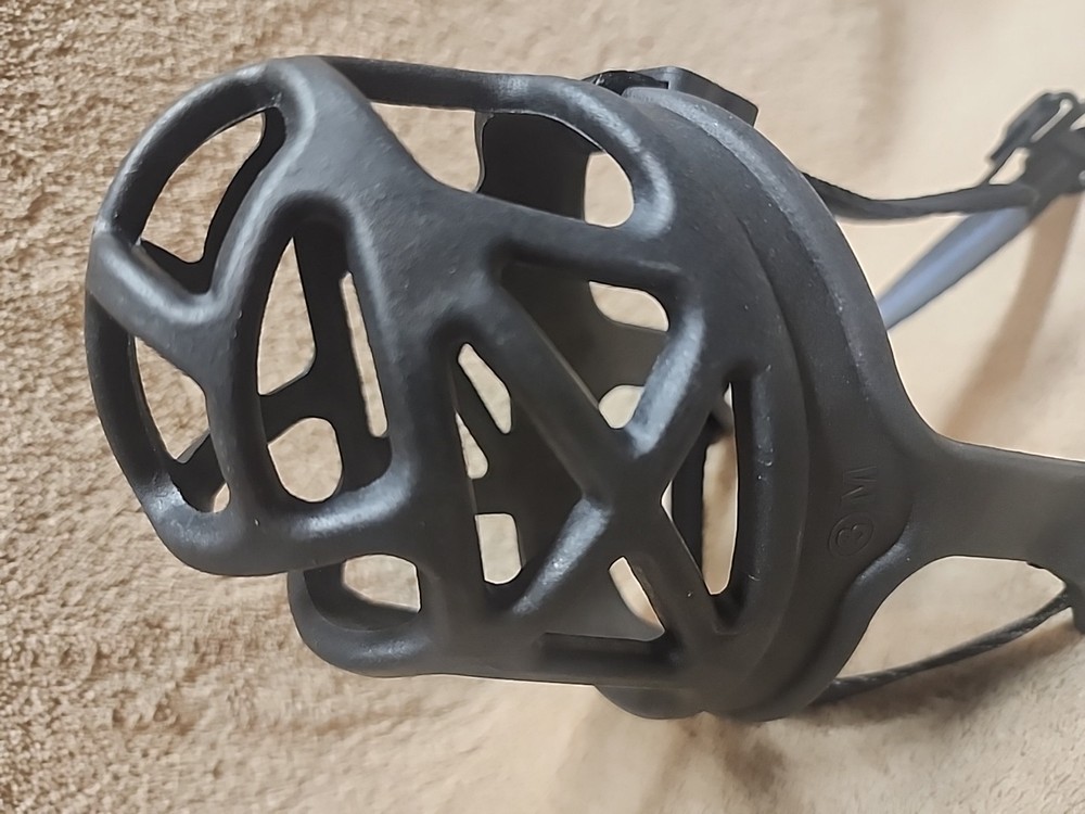 BARKLESS Dog Muzzle, Basket Muzzle for Biting, Chewing and Scavenging. Size: M