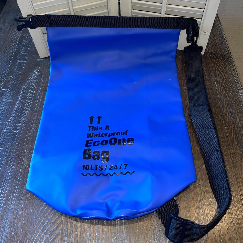 EcoOne 10L Waterproof Bag with shoulder strap