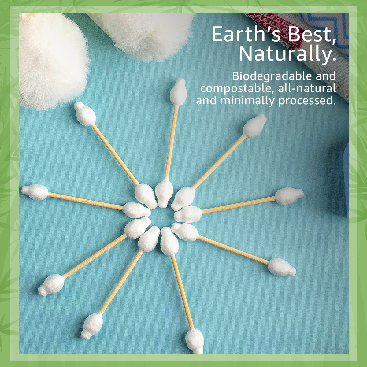 Ibambo Bamboo Child Safety Cotton Swabs