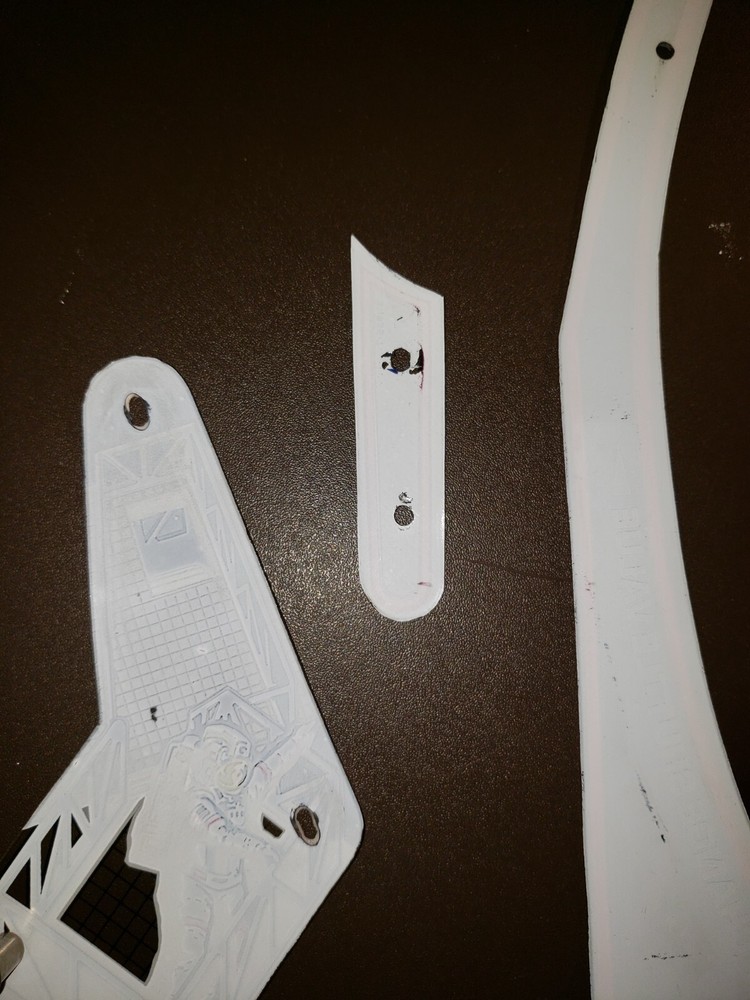 Williams SPACE SHUTTLE Pinball Plastics (3 Pieces)