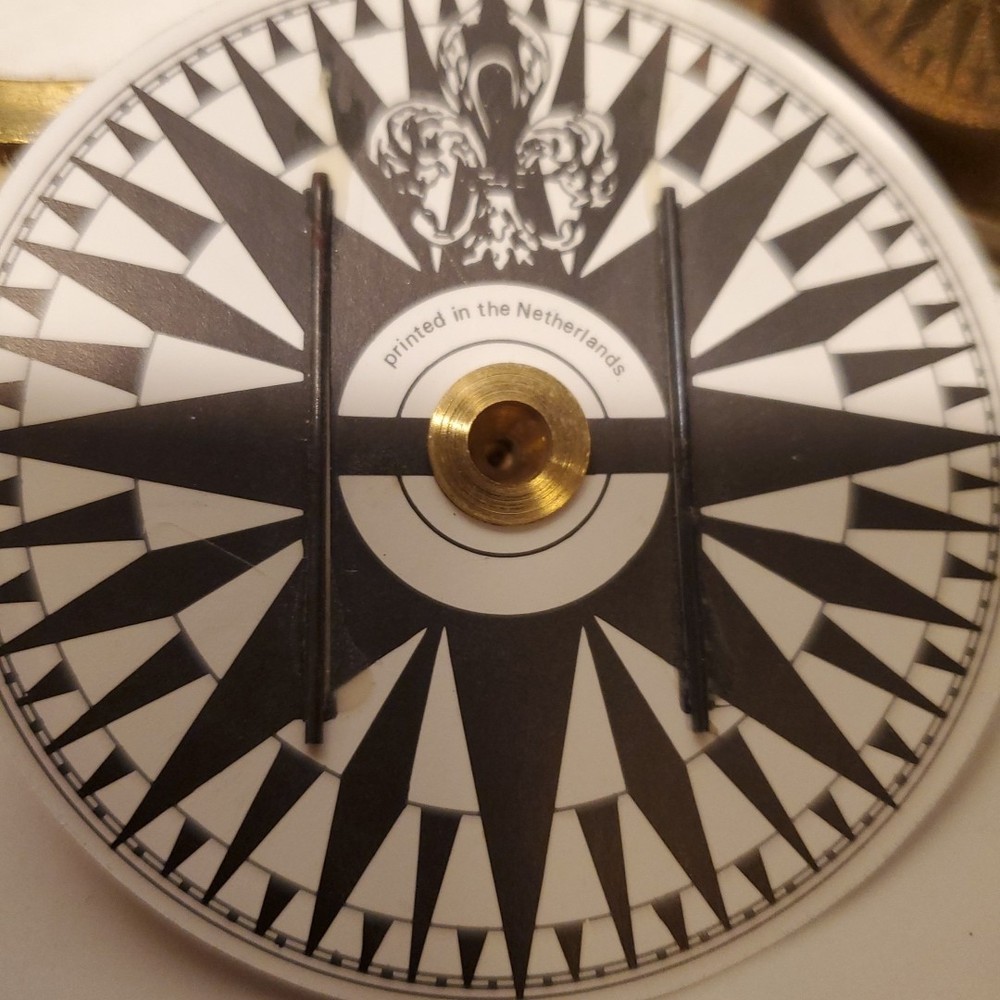 Brass Dry Card Compass
