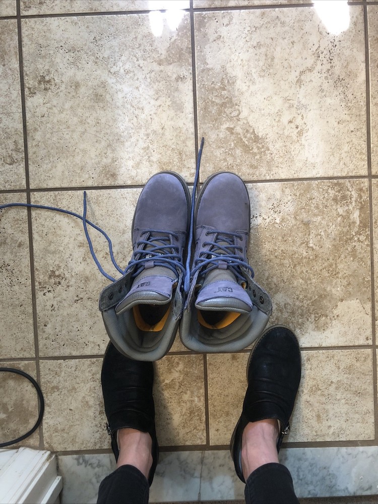CAT steel Toe Lavender Boots