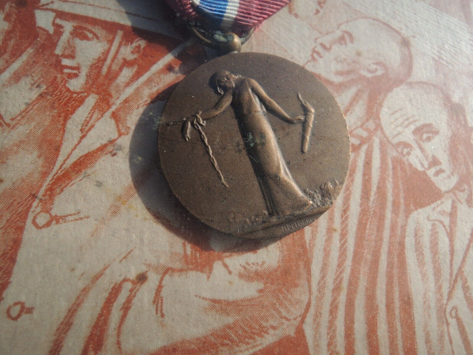 French commemorative certificate contraction camp Stalag VIII A 1939-45 military