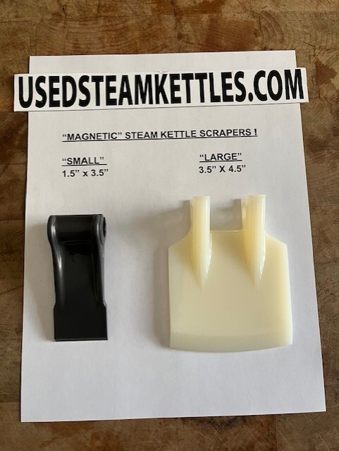 STEAM KETTLE SCRAPER BLADE, MAGNETIC.