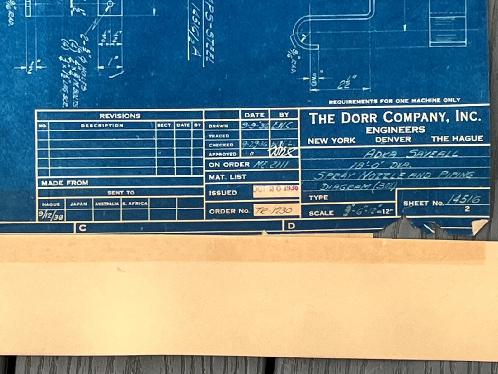 Lot 7 Vtg Industrial Blueprints Champion Paper Dorr Blue Print Cleveland Adka