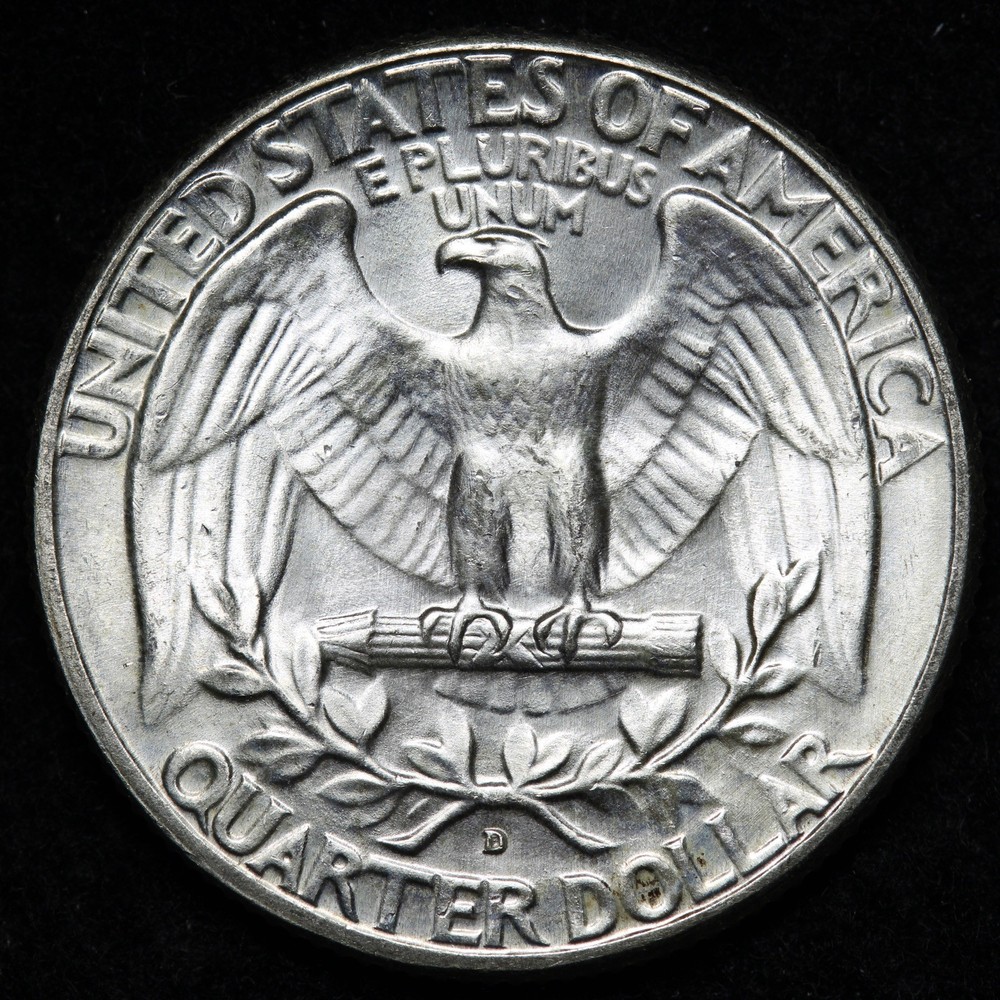 1949-D Washington Silver Quarter BU *UNCIRCULATED* MS E356 AUNF