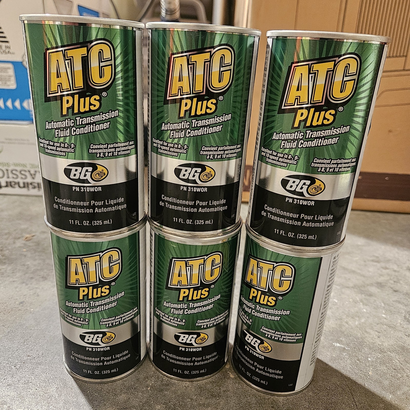 Pack Of 6 Cans Of BG ATC Plus Automatic Transmission Conditioner PN 310
