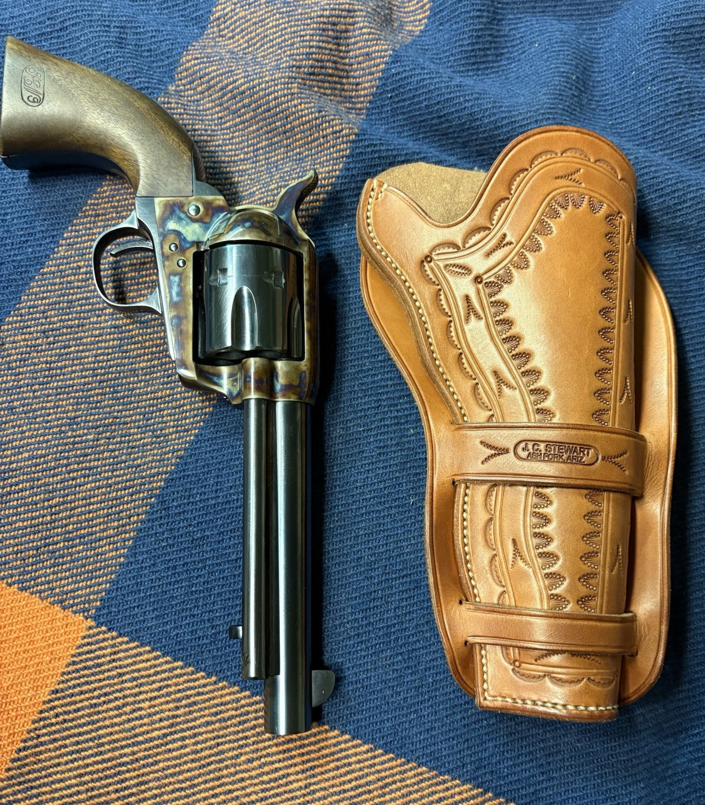 5 1/2" Cheyenne Holster for an 1873 Colt SA, by Stewart Saddlery of Arizona