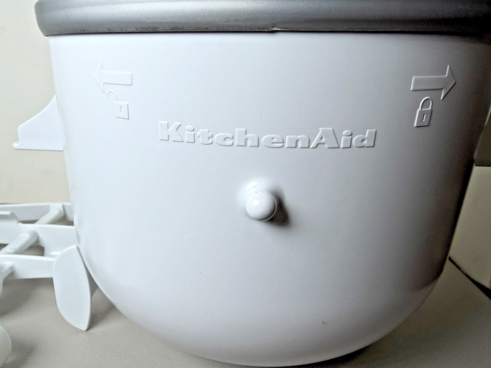 KitchenAid Ice Cream Maker Attachment Freeze Bowl Dasher Drive Assembly Paddle