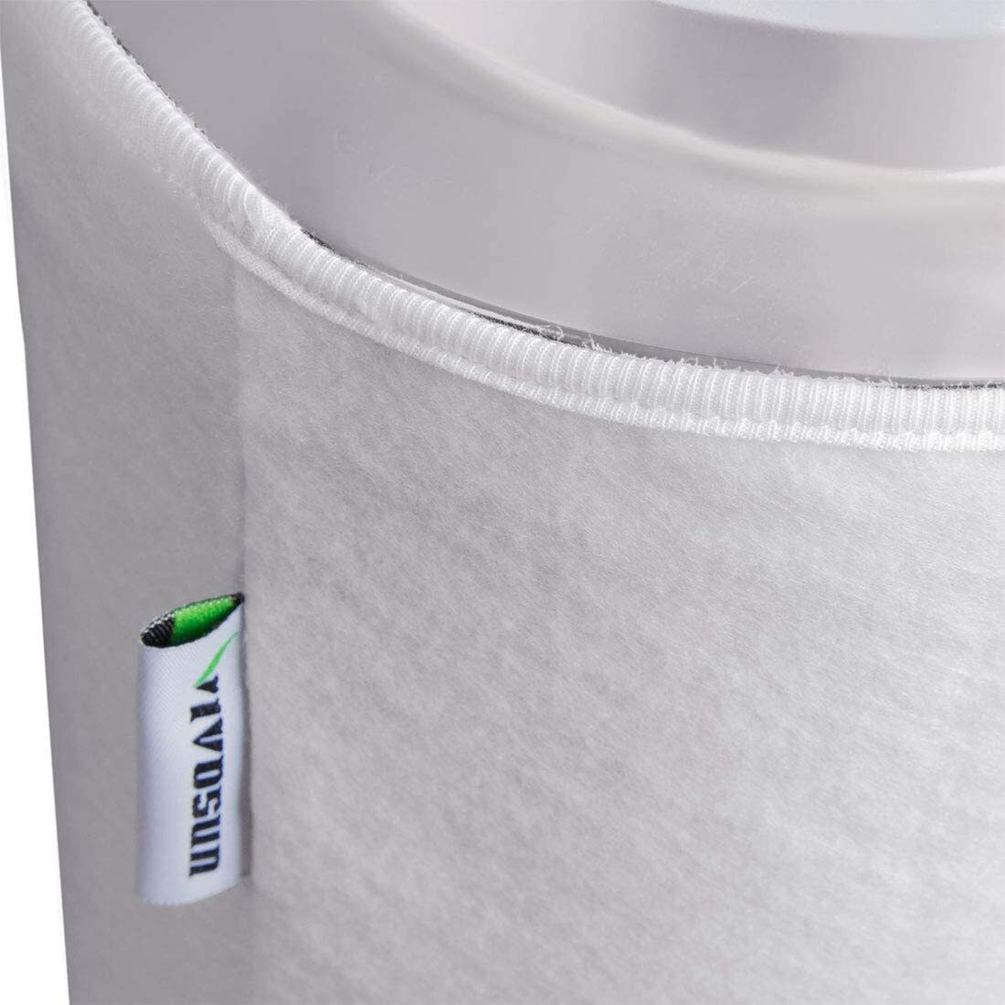 VIVOSUN 4"/6"/8" PP Cotton Prefilter for 4/6/8 inch Carbon Filter Black/White