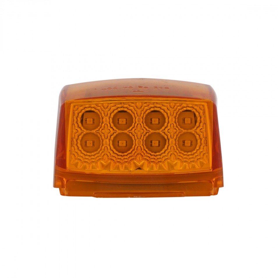 Square LED Cab Lights Amber LED 5 Pack