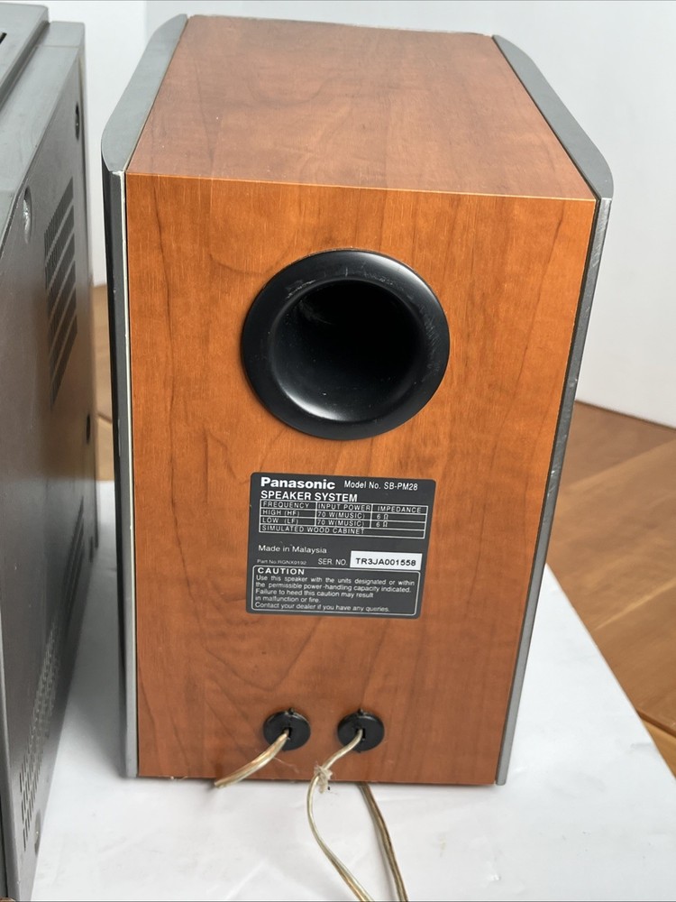 Panasonic SA-PM28 5-CD Changer Stereo System READ* - SEE VIDEO