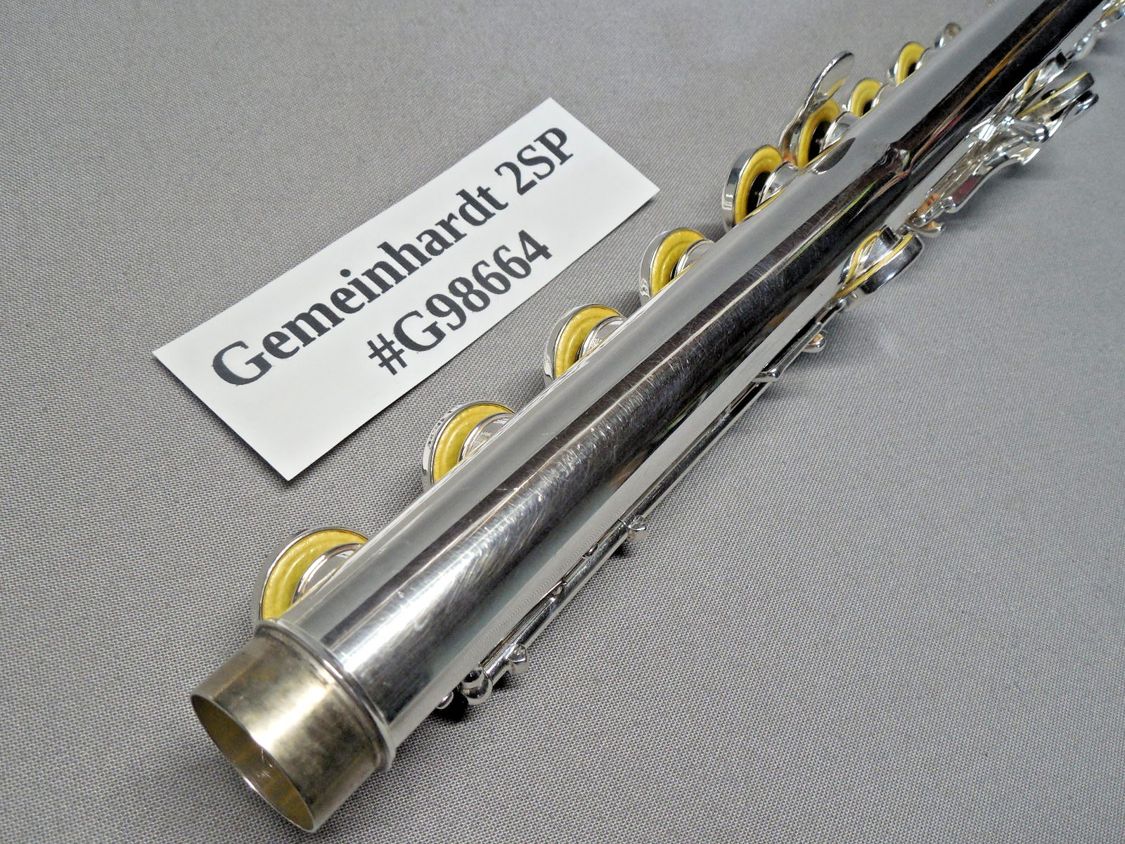 Gemeinhardt 2SP Silver Plated Flute w/ Case New Pads Polished Reconditioned