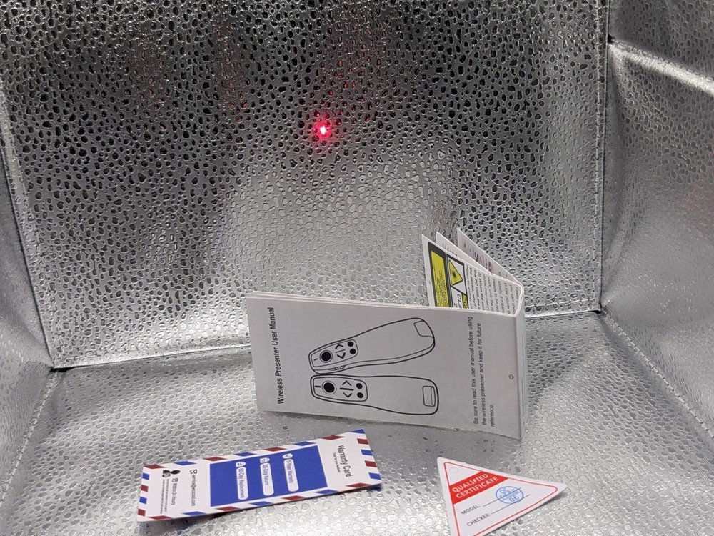 Wireless Presenter Remote USB PowerPoint Clicker with Red Laser Pointer