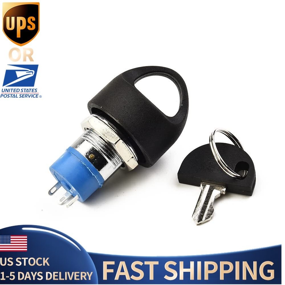 Mobility Scooter Ignition Switch for Pride with 2 Keys Replacement Lock