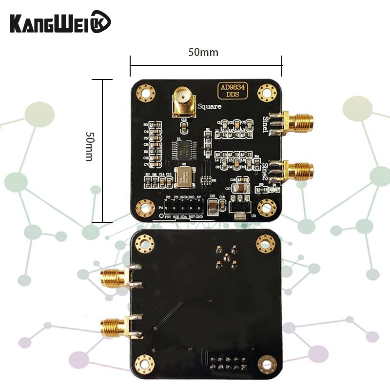 AD9834 Signal Generator Module Sine/Triangle Waveform Output DDS Signal Source