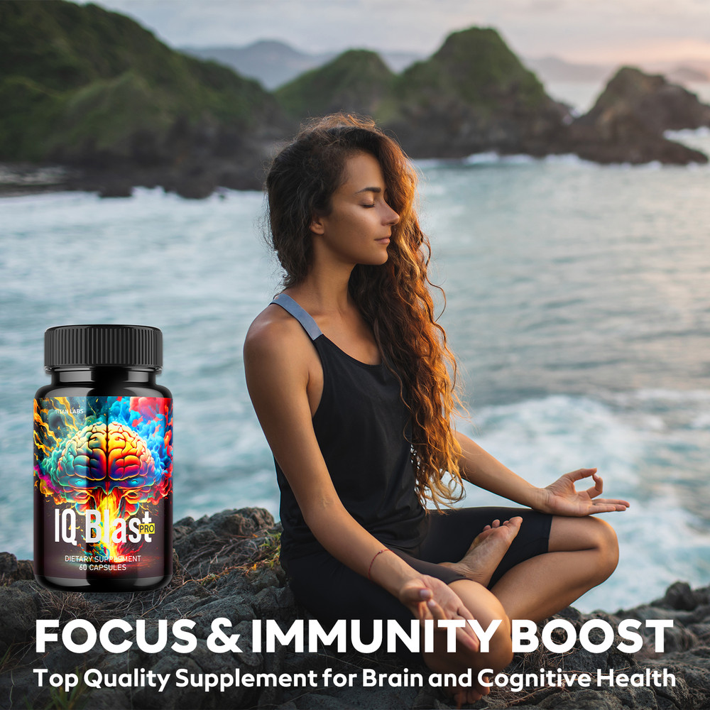 IQ Blast Pro Brain Supplement - Enhance Cognitive Function and Clarity (5 Pack)