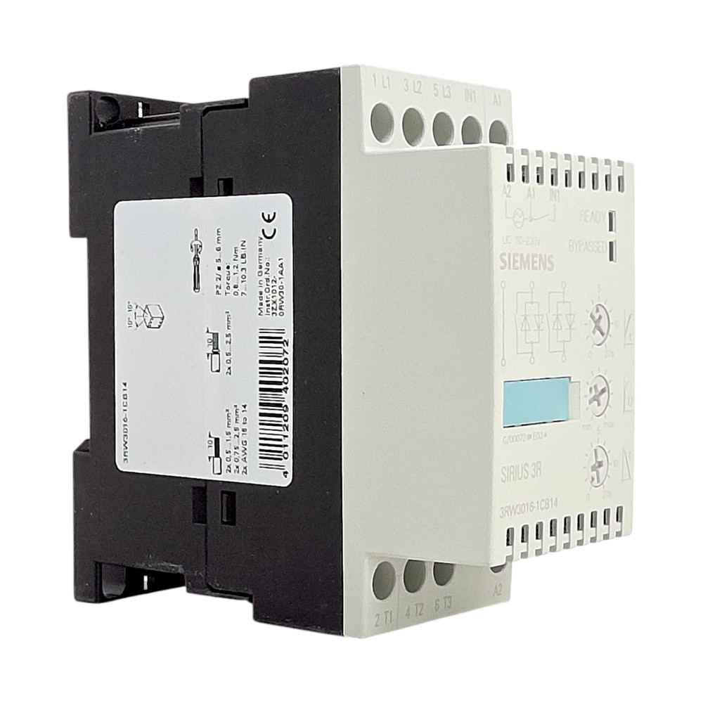 SIEMENS 3RW3016-1CB14 SOFT STARTER